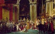 Jacques-Louis David The coronation of Napoleon and Josephine (mk02) France oil painting reproduction